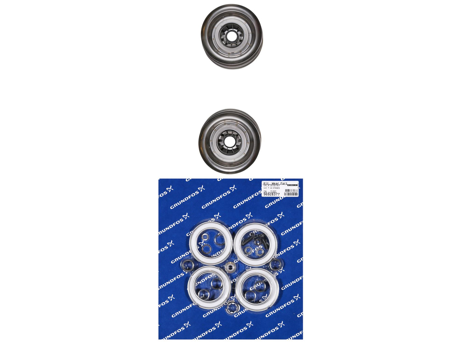 Grundfos 96928377, Wear Parts Kit for CRI/N15/20 7-10 st. (SIC)