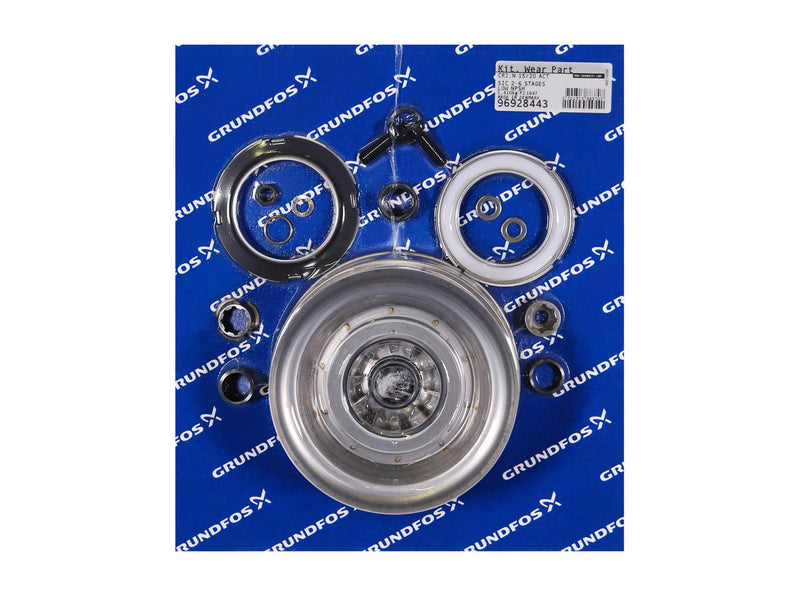 Grundfos 96928443, Wear Parts Kit for CRI/N15/20 2-6 St. (SIC)