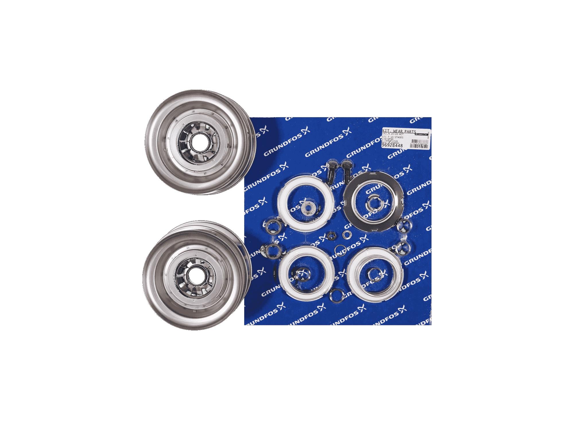 Grundfos 96928448, Wear Parts Kit for CRI/N15/20 7-10st (SIC)