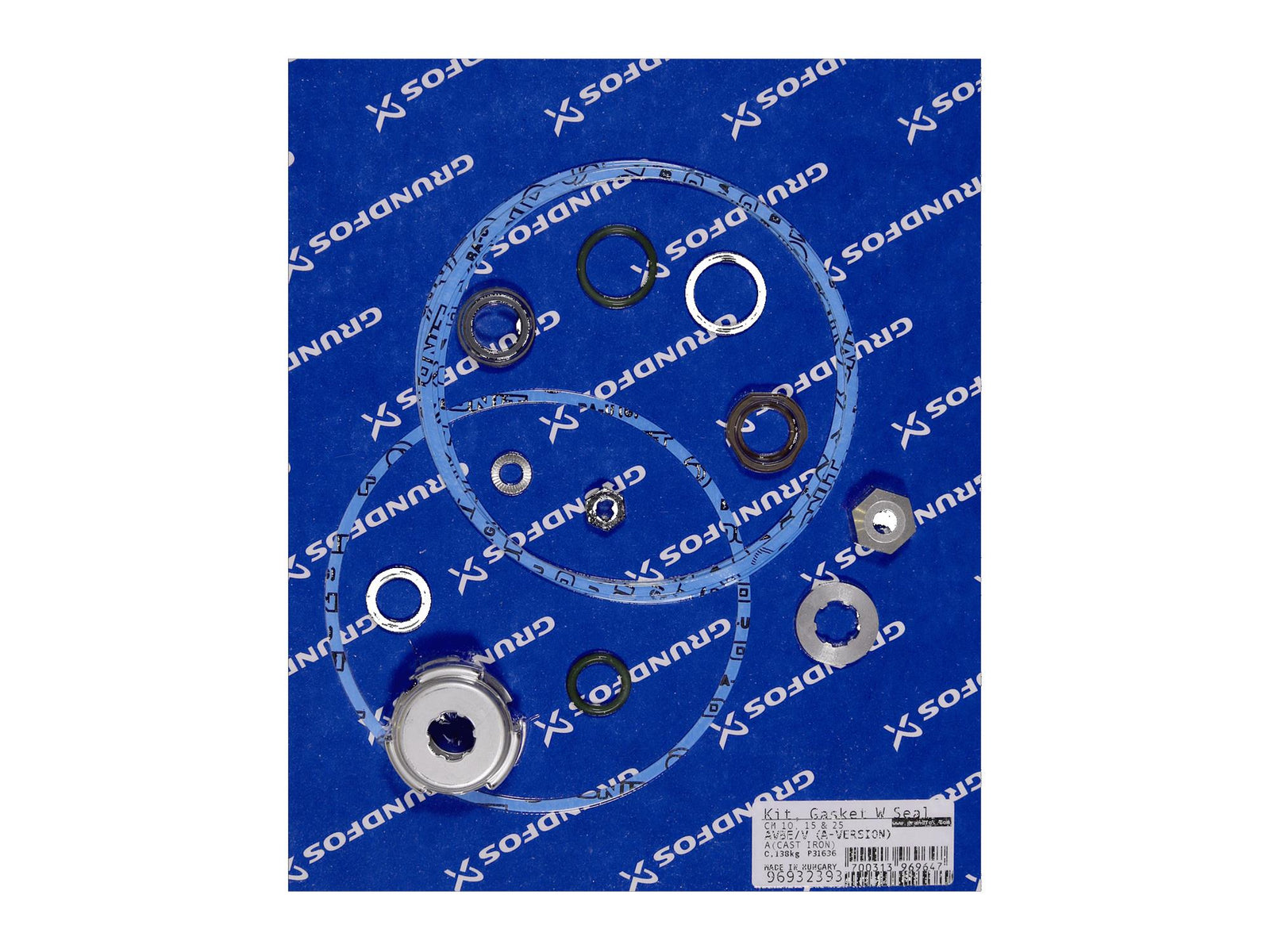 Grundfos 96932393, Seal Kit for CM10/15/25-AVBE/V A-Version