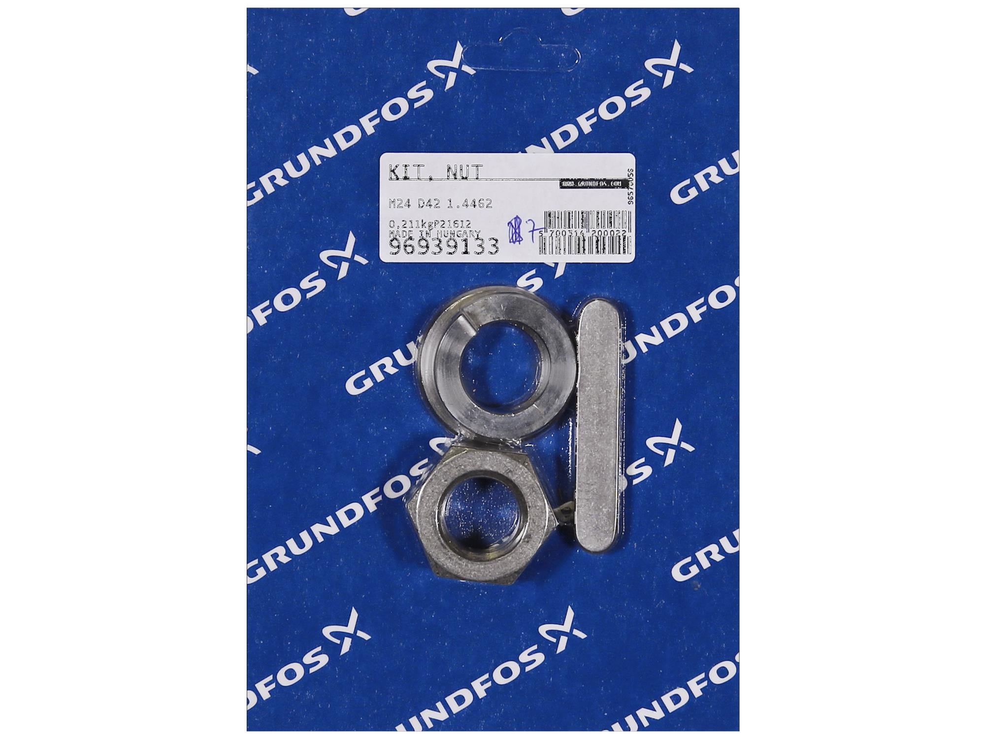 Grundfos 96939133, Nut Kit M24 D42 1.4462