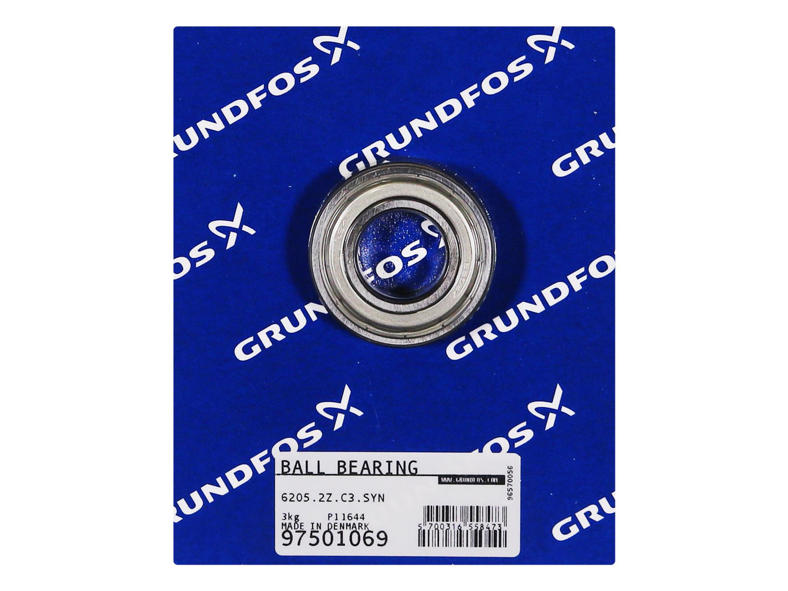 Grundfos 97501069, Ball Bearing 6205.2Z.C3.SYN
