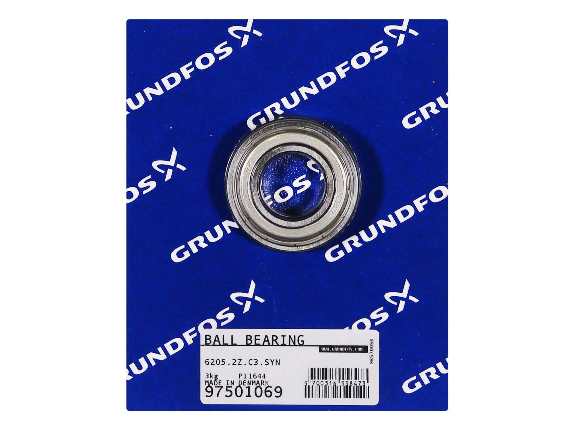 Grundfos 97501069, Ball Bearing 6205.2Z.C3.SYN
