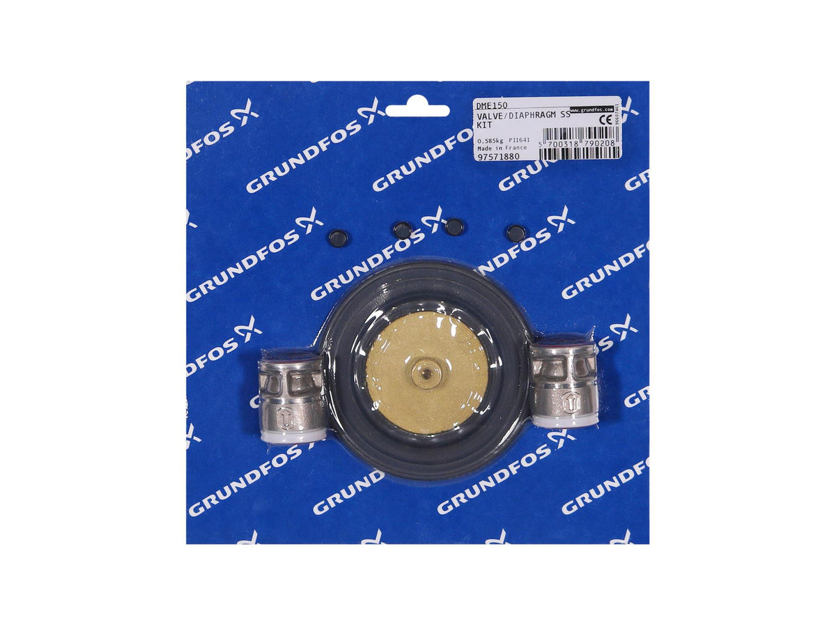 Grundfos 97571880, Valve Diaphragm Kit DME150 SS T SS