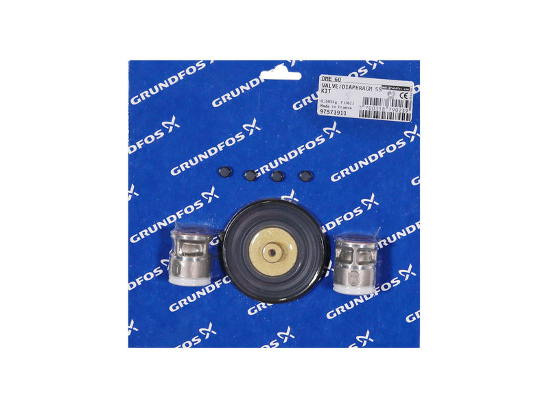 Grundfos 97571911, Valve Diaphragm Kit DME 60 SS T SS