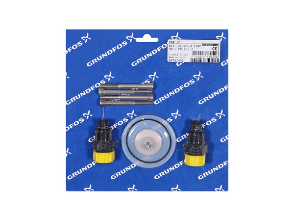 Grundfos 97751462, Valve and Diaphragm Kit SD-L-PP/E/C-2