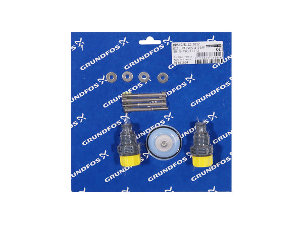 Grundfos 97751504, Valve and Diaphragm Kit SD-M-PVC/T/C-2