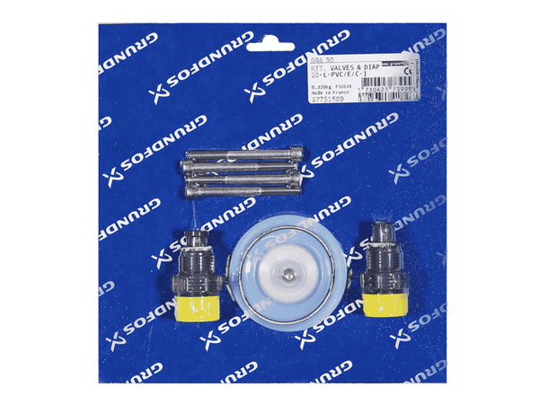 Grundfos 97751509, Valve and Diaphragm Kit SD-L-PVC/E/C-1