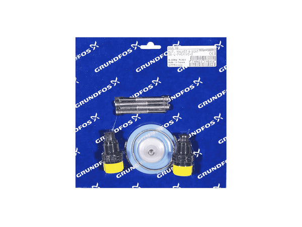 Grundfos 97751522, Valve and Diaphragm Kit SD-L-PVC/T/C-2