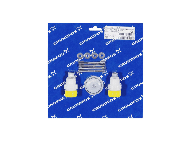 Grundfos 97751528, Valve and Diaphragm Kit SD-S-PV/E/C-2