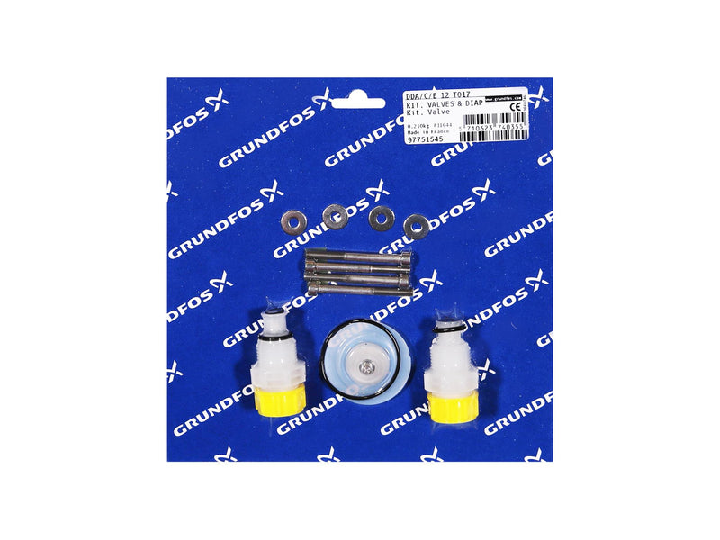 Grundfos 97751545, Valve and Diaphragm Kit SD-M-PV/E/C-1