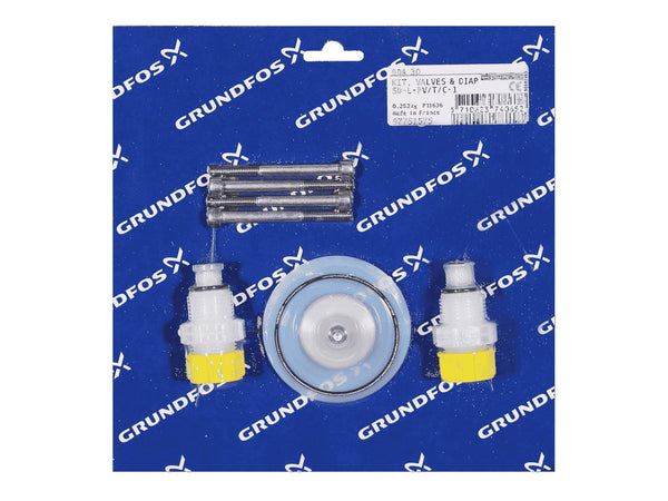 Grundfos 97751575, Valve and Diaphragm Kit SD-L-PV/T/C-1