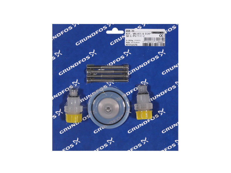 Grundfos 97751576, Valve Kit with Diaphragm SD-L-PV/T/C-2