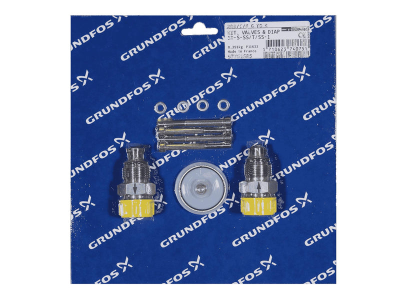 Grundfos 97751585, Diaphragm Valve Kit SD-S-SS/T/SS-1