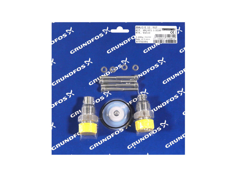 Grundfos 97751591, Valve and Diaphragm Kit SD-M-SS/T/SS-1