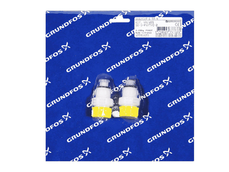 Grundfos 97751672, Valve Kit SD-S-PVDF/T/C-2