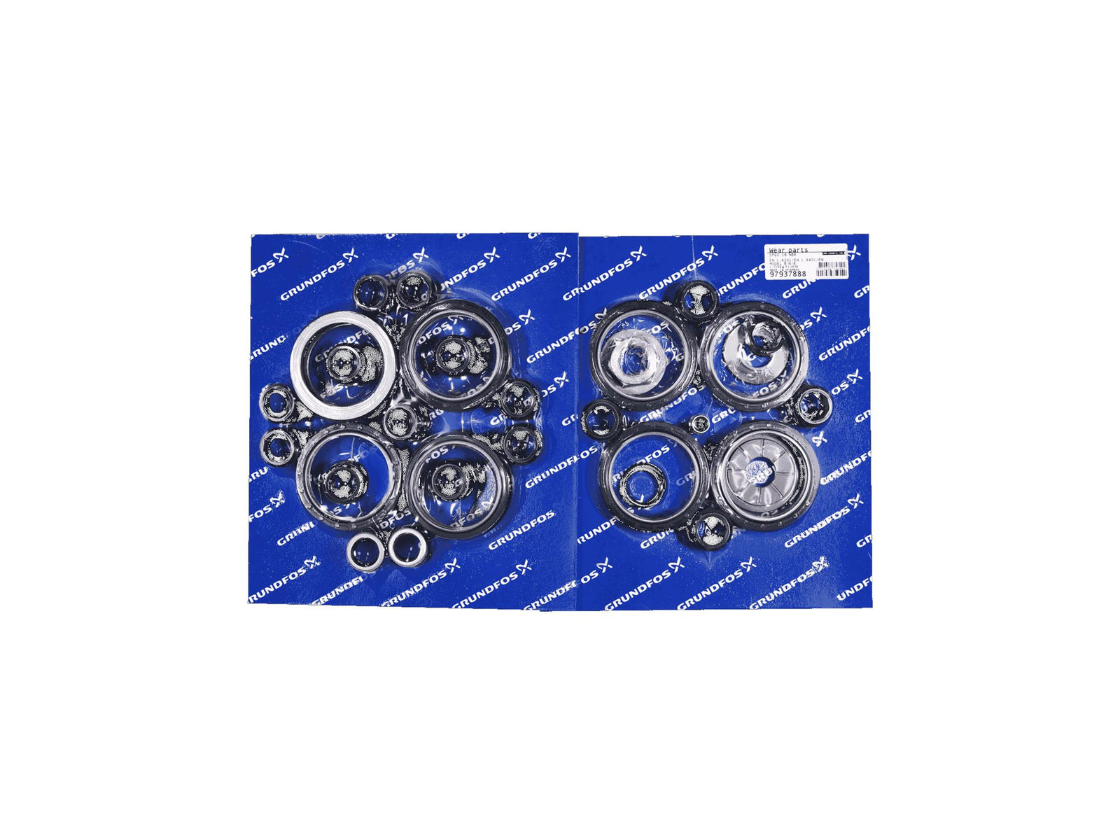 Grundfos 97937888, Wear Parts Kit SP60-18 Stages NBR Model B