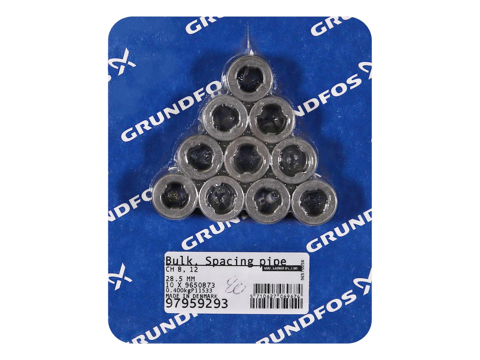 Grundfos 97959293, Bulk Pack Spacing Pipe P/M 28.5 mm CHI