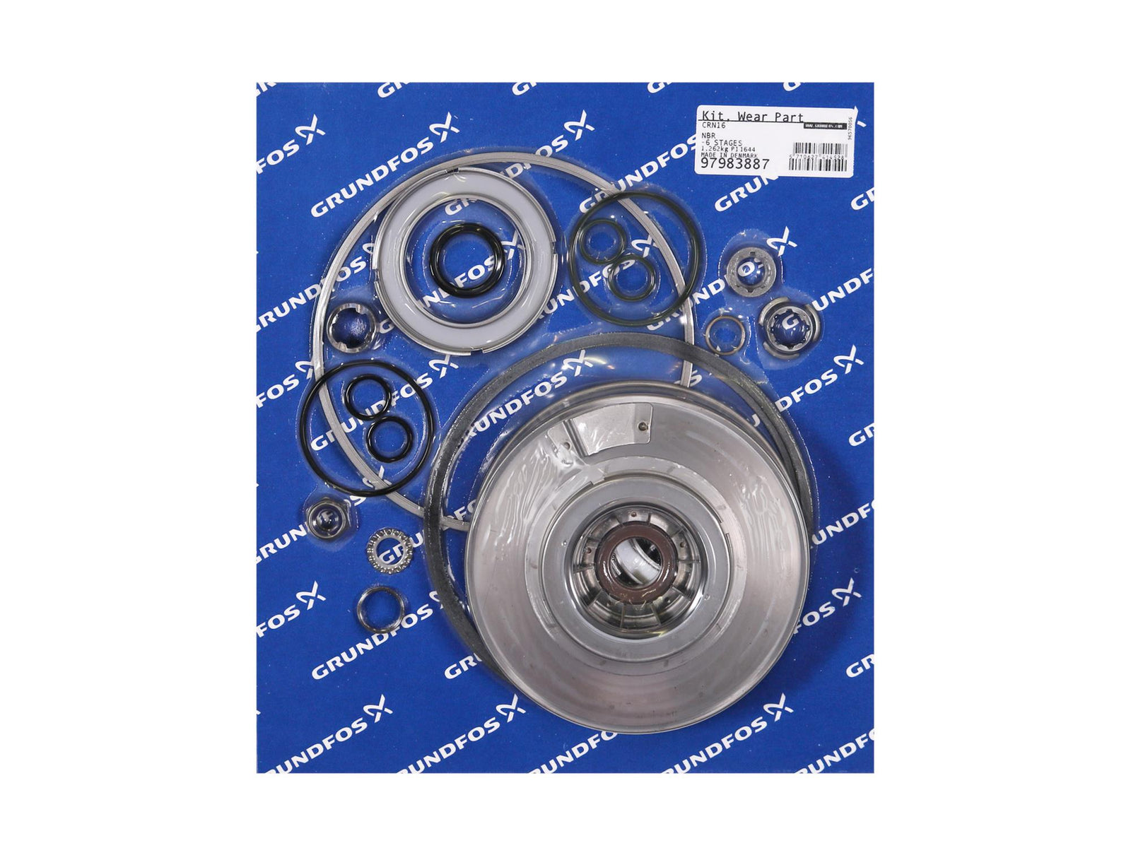 Grundfos 97983887, Wear Parts Kit with NBR CRN16-60