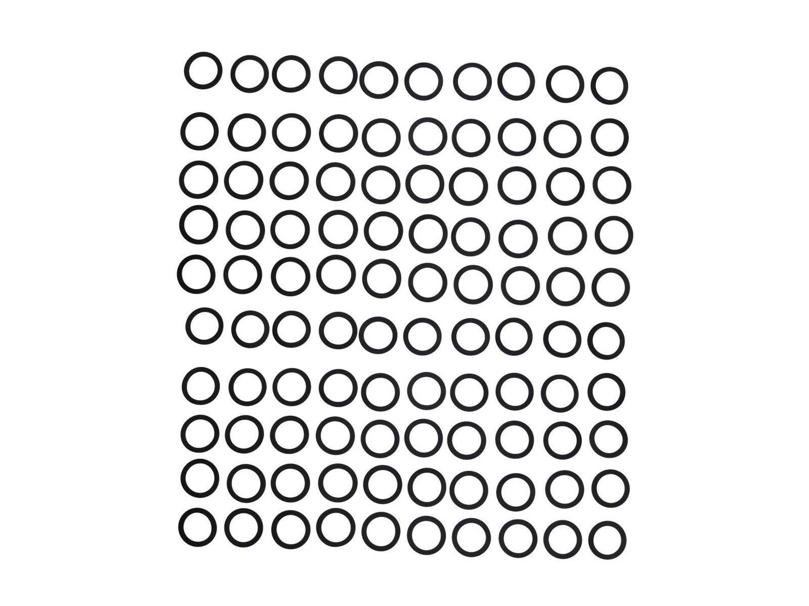 Grundfos 98133516, Gasket D44/D32x2 Bulk Pack of 100 Pieces