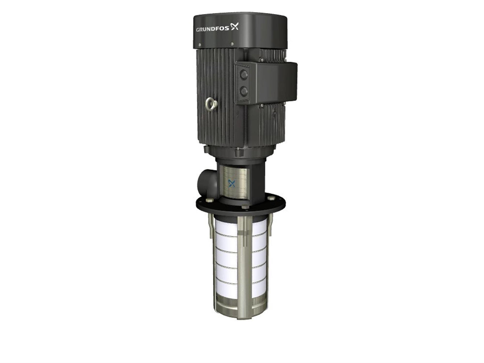 Grundfos 98140876, Vertical Multistage Centrifugal Pump MTR10-20/2 A-WB-A-HUUV 3x230/460
