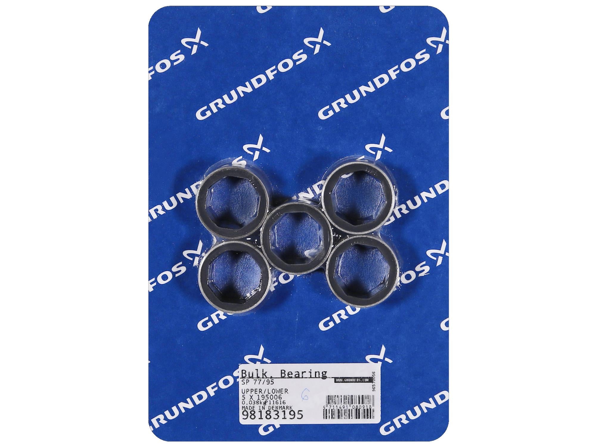 Grundfos 98183195, Bulk Pack Upper Lower Bearing