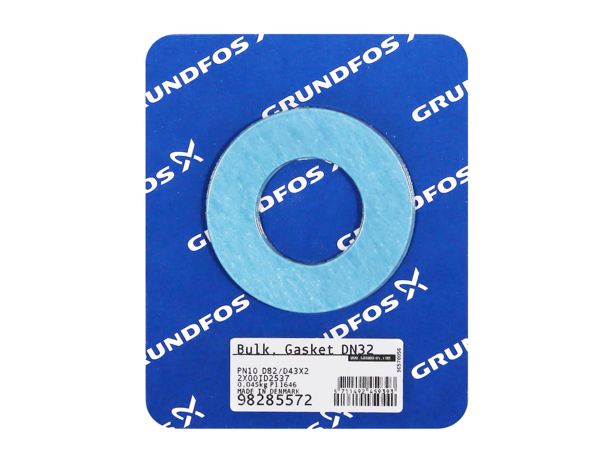 Grundfos 98285572, Bulk Pack Gasket DN32 PN10 D82/43, 2 Pcs