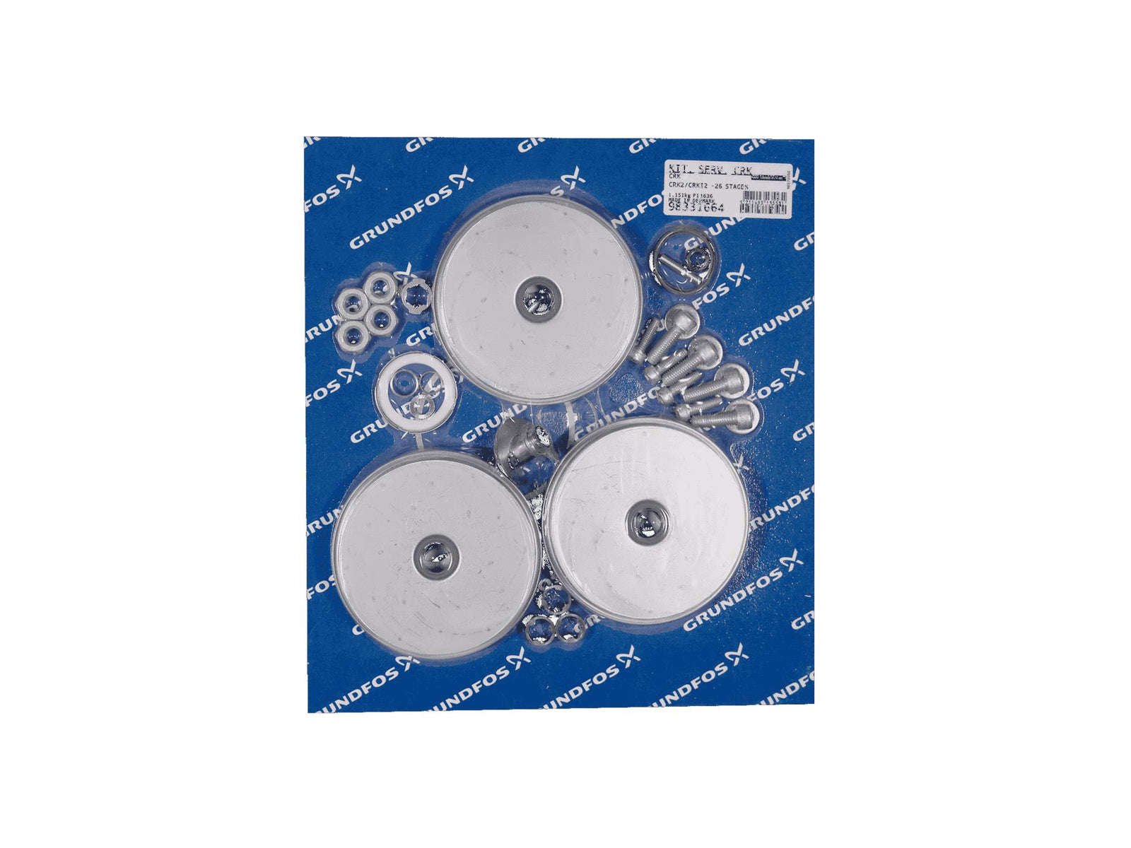 Grundfos 98331664, Wear Parts Kit, Repair CRK(I)2 -26 FKM