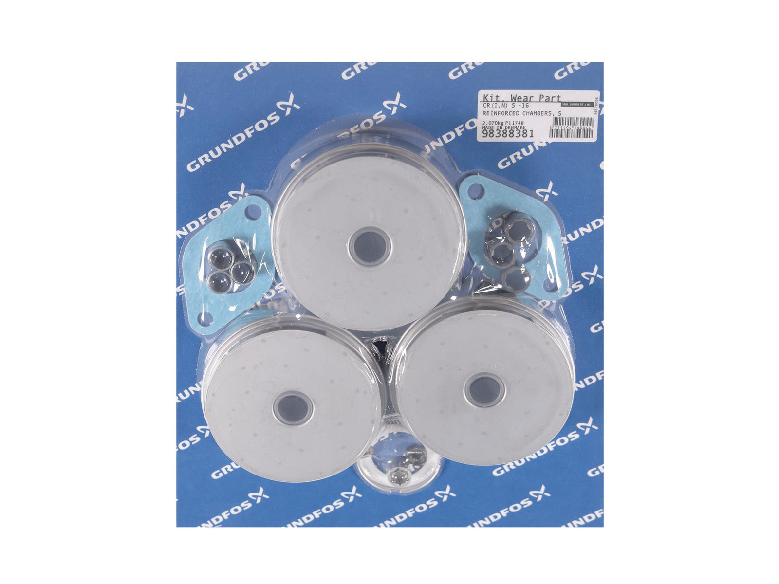 Grundfos 98388381, Wear Part Kit for CR/I/N 5-16 Stages SIC Reinforced