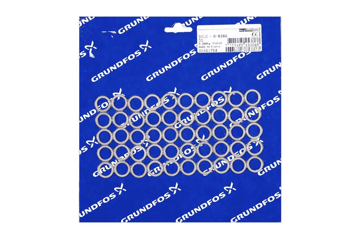 Grundfos 98461764, O-Ring 13x2.5 FKM Bulk Pack of 50 Pieces