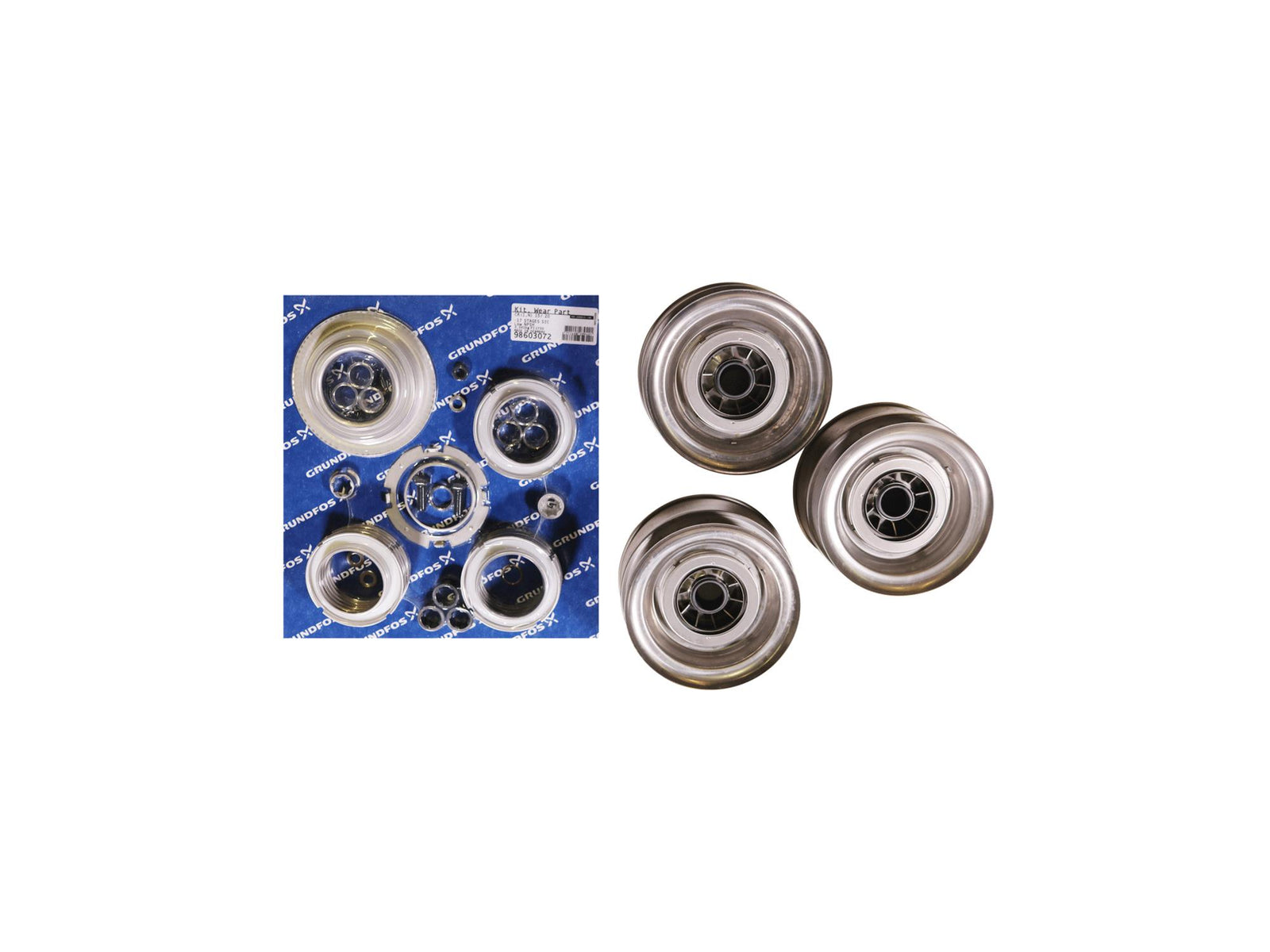 Grundfos 98603072, Wear Parts Kit for CR/I/N15/20 - 17 Stages