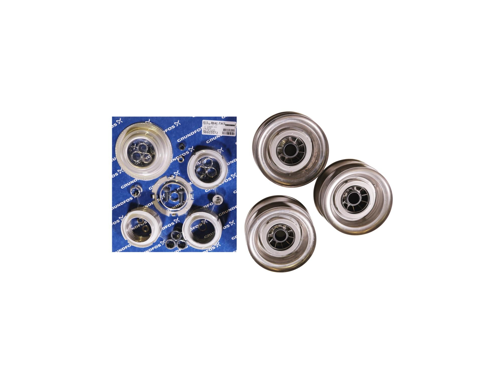 Grundfos 98603072, Wear Parts Kit for CR/I/N15/20 - 17 Stages