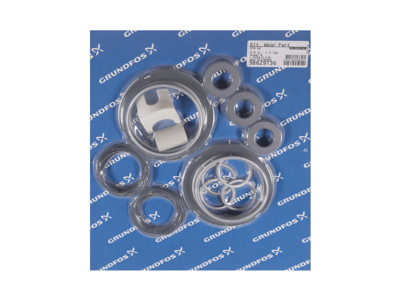 Grundfos 98629736, Wear Parts Kit for MTR64 5-8 Stages / 1-3