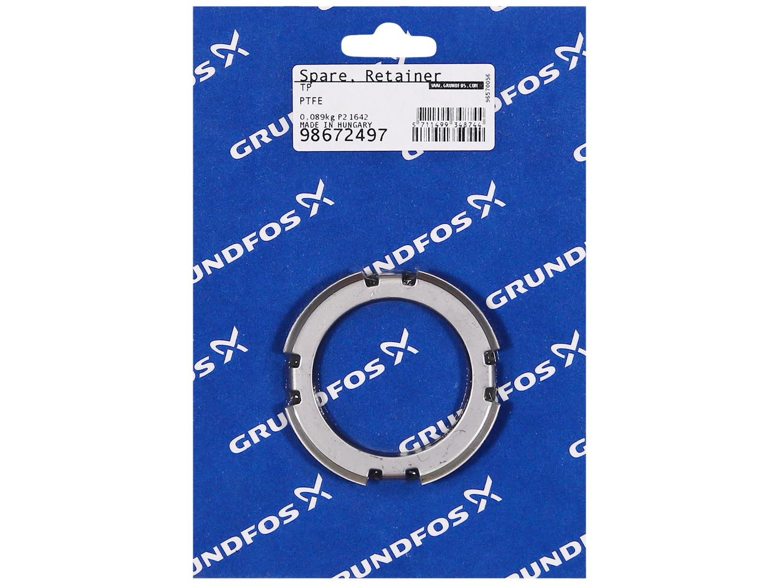 Grundfos 98672497, Retainer with PTFE Neckring