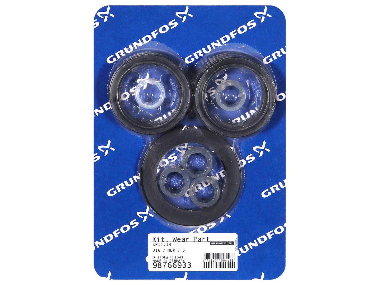 Grundfos 98766933, Wear Parts Kit SP11/14 NBR 5 Stage