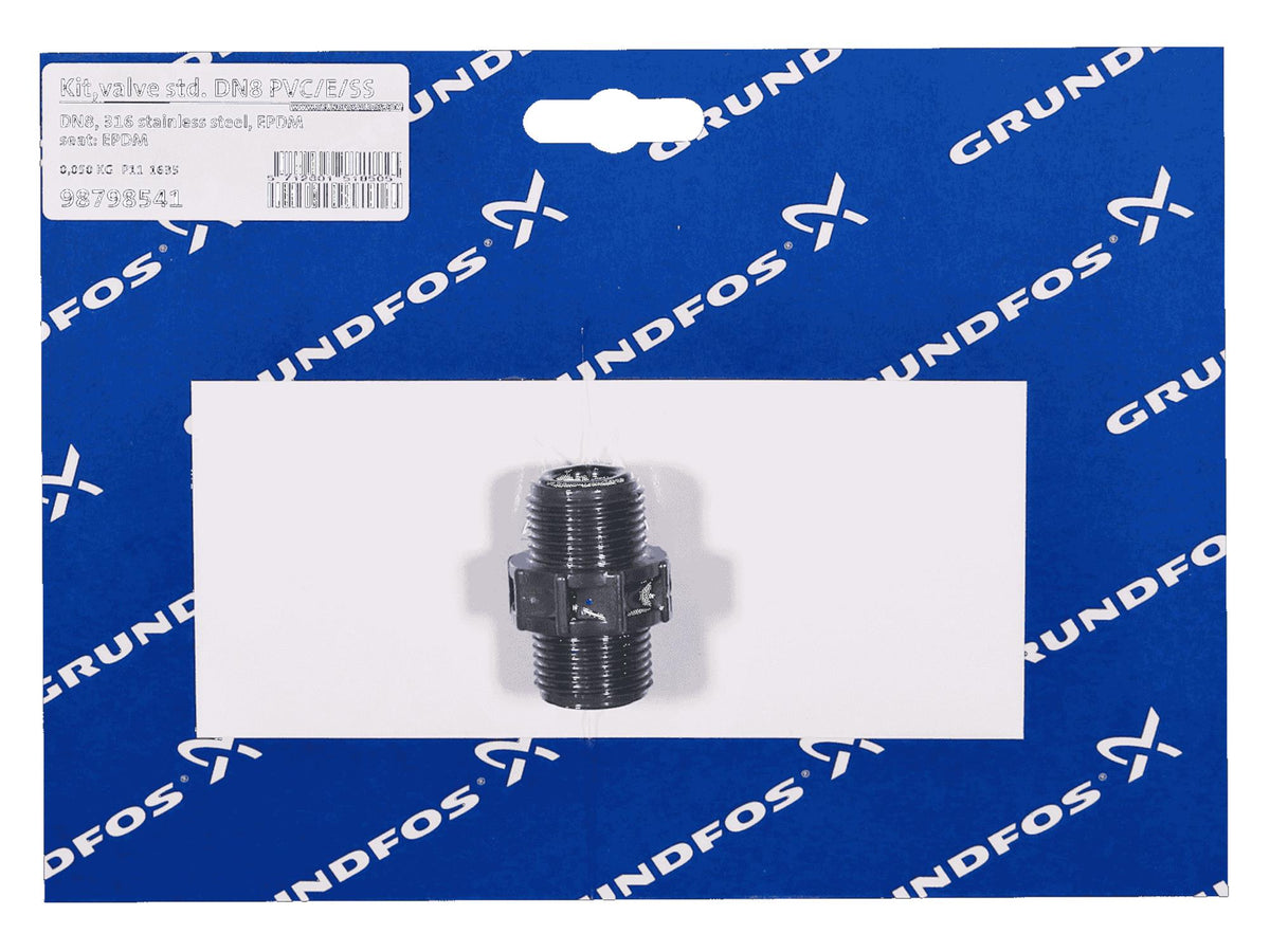 Grundfos 98798541, Valve Kit Standard DN8 PVC E SS