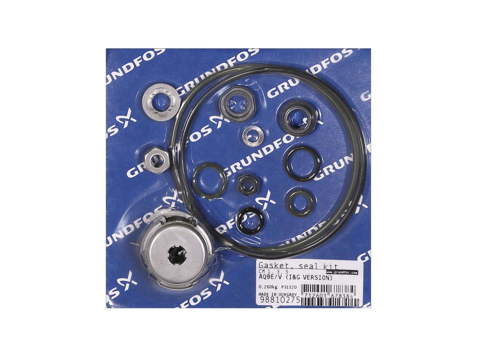 Grundfos 98810275, Seal Kit for CM1/3/5-AQBE/V I/G Version