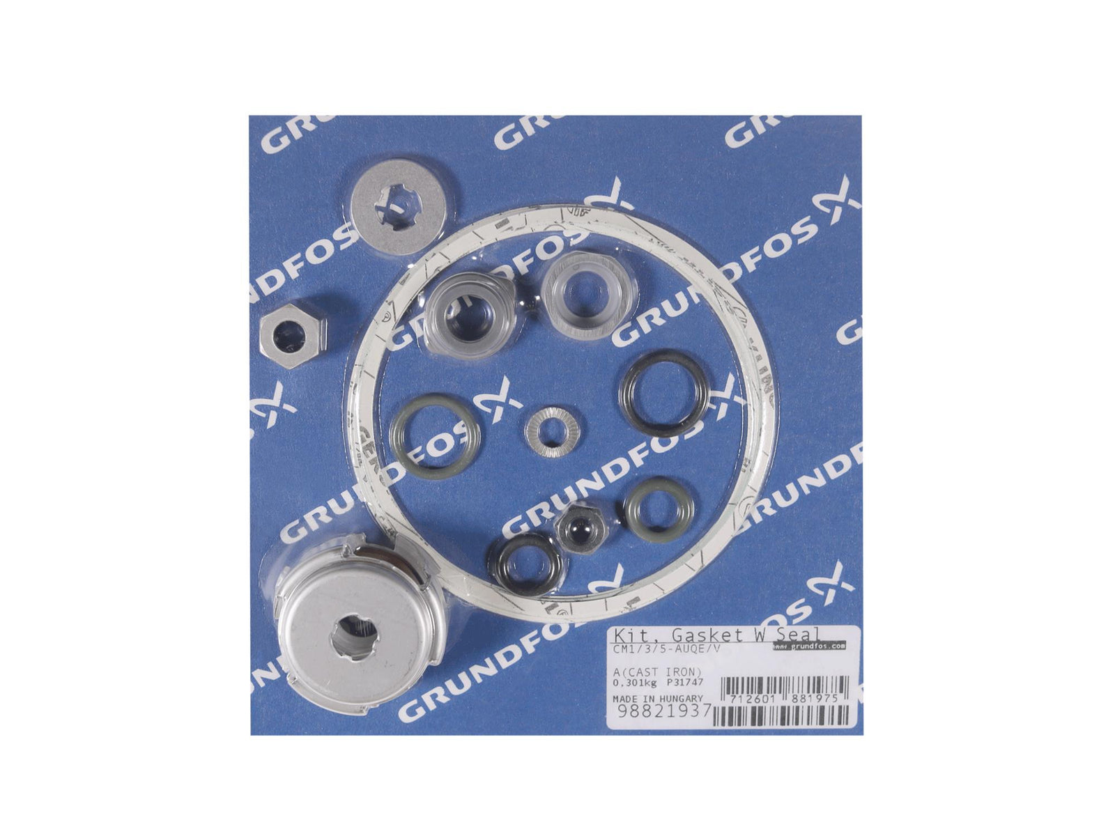 Grundfos 98821937, Seal Kit for CM1/3/5-AUQE/V A-Version