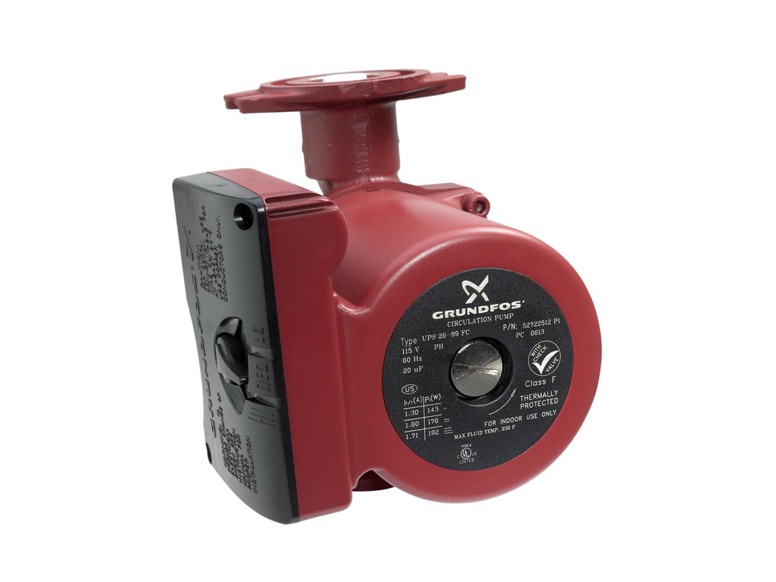 Grundfos 98961765, UPS26-99SFC Circulator Pump 1/6HP 230V