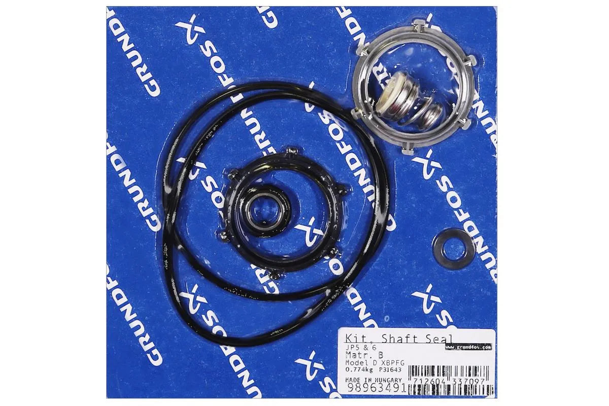 Grundfos 98963491, Shaft Seal Kit Model D XBPFG Matr B