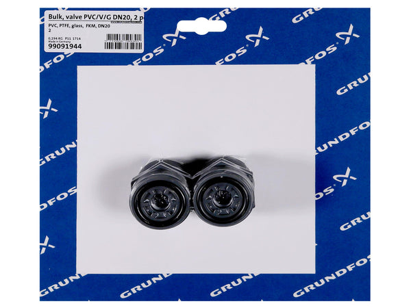 Grundfos 99091944, Bulk Pack Valve PVC V G DN20 2 Pcs