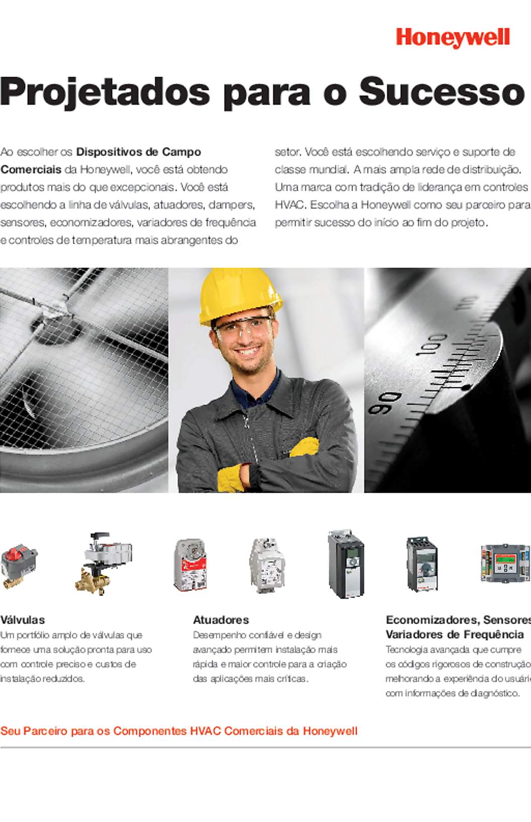 Honeywell Engineered for Success - Control Valves with MVN Actuators (Portugese) Sell Sheet