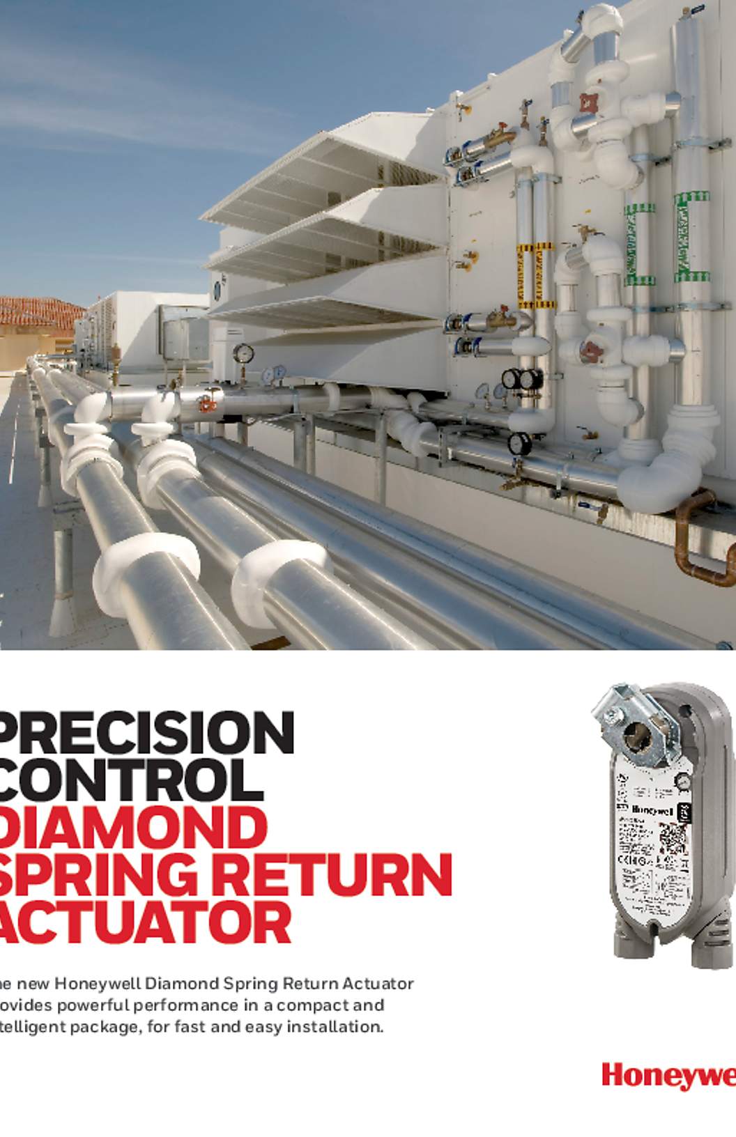 Honeywell Brochure for Diamond Spring Return Actuator MS7103 and MS7503 (English)