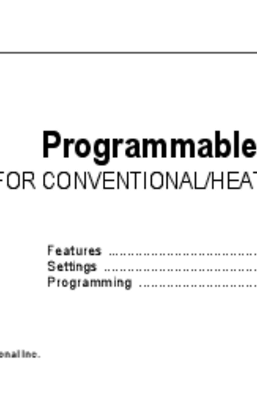 Honeywell 63-2604 - T7350 Commercial Programmable Thermostat