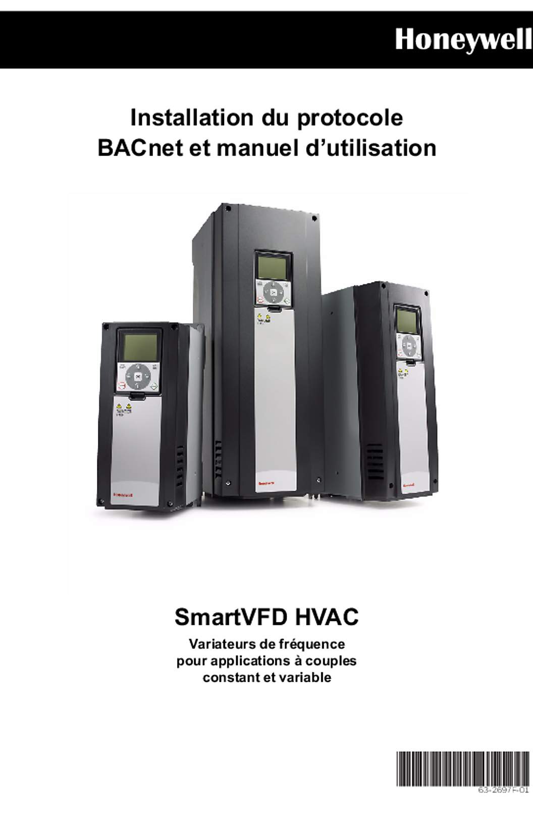 Honeywell 63-2697F-01 - SmartVFD HVAC