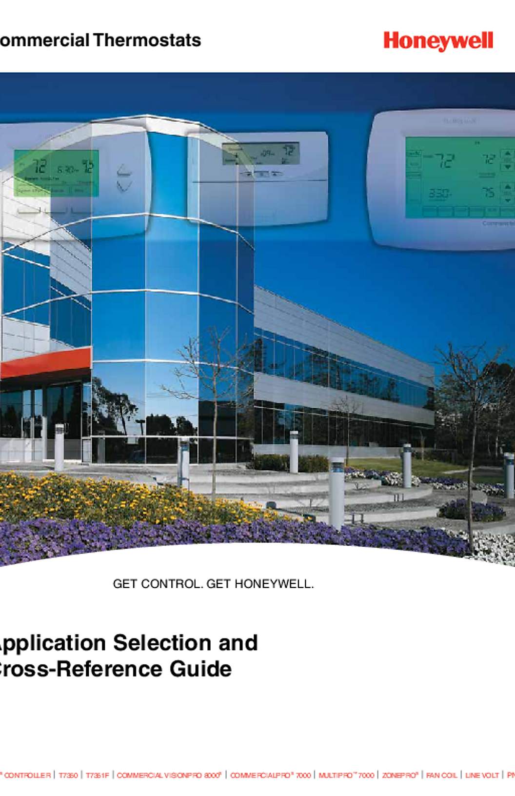 Honeywell Commercial Thermostats Application Selection and Cross-Reference Guide