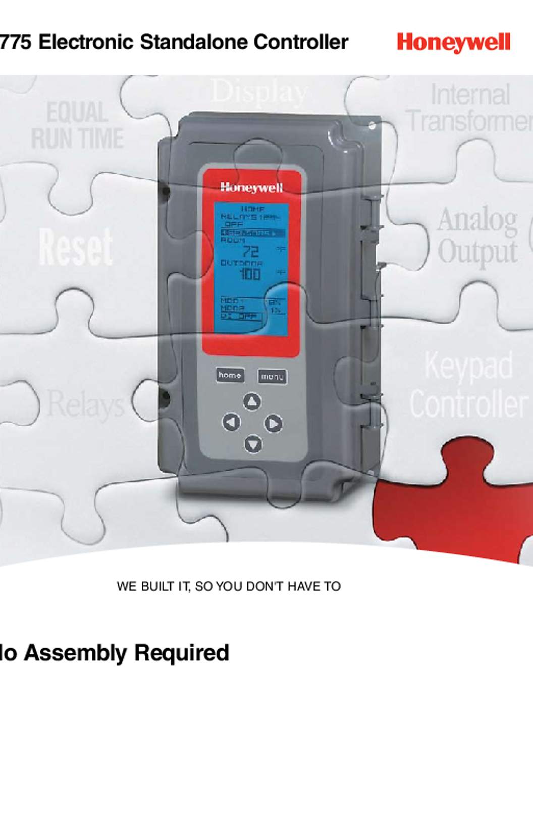 Honeywell T775 Electronic Standalone Controller