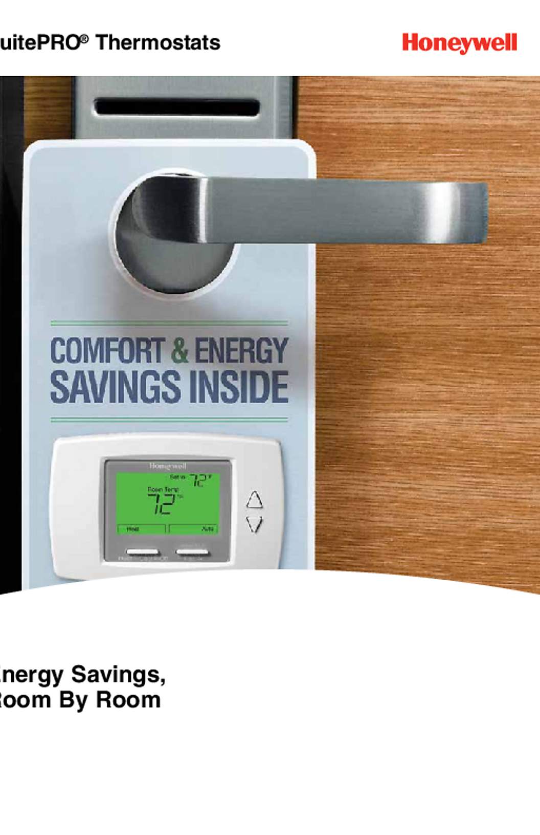 Honeywell Brochure for TB6575, TB8575 SuitePRO Thermostats (English)
