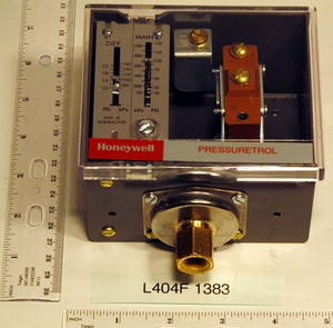 Honeywell L404F1383 Pressuretrol, 10-150# Open Low Snap