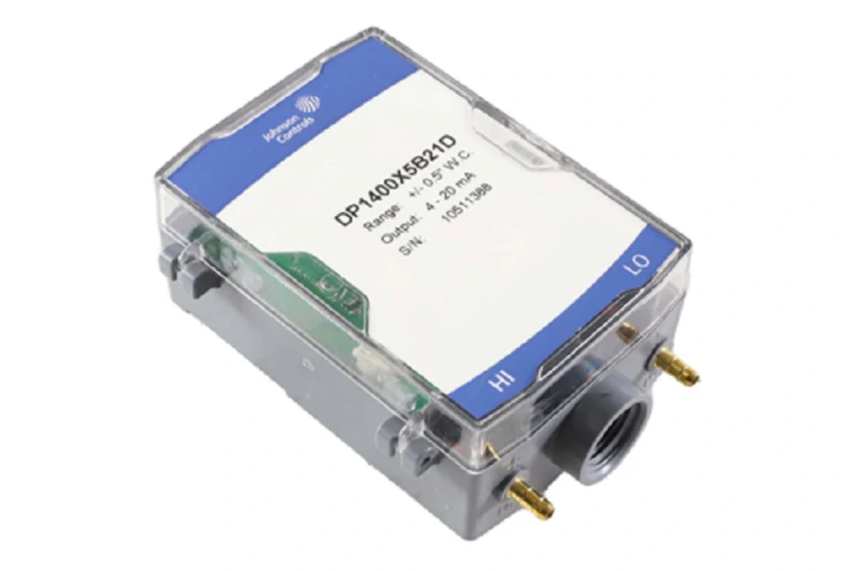Johnson Controls DP1400X5B21D DP TRNS, -.5 to .5 WC, 4-20mA